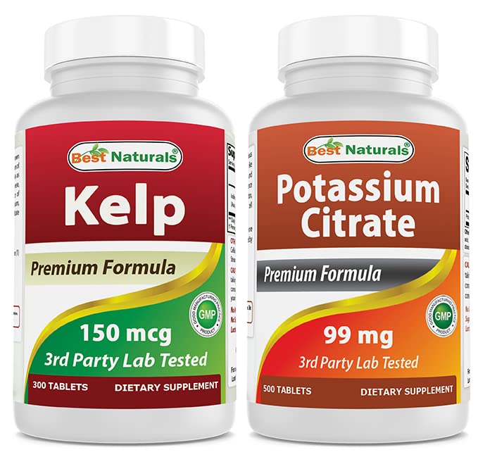 Kelp Supplement 150 Mcg & Kalium Citrat 99mg