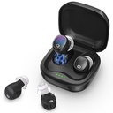 Apparecchi acustici, apparecchi acustici ricaricabili per adulti anziani con controllo del volume touch, Amplificatore digitale a 16 canali con riduzione del rumore,Comfort Invisible Fit