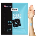 Klova Extra Strength Sleep Patches für Erwachsene | Natural Sleep Aid with 6mg Melatonin, Valerian & L-Theanine | Non-Habit-Forming Deep Sleep Support for Men & Women | 28 Patches