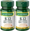Natures Bounty Methylcobalamin B12 Microlozenge Tablets, 1000 mcg, 120 Count), 60 Count (Pack von 2)