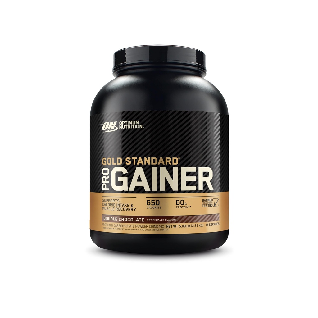 Optimum Nutrition GS Pro Gainer Weight Gainer Protein Powder, Double Chocolate, 5.09 Pounds (Packaging May Vary)