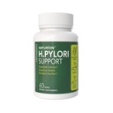 H. Pylori Support - Supplément digestif pour la santé avec mélange G-FOS, protéines de lactosérum, réglisse, gomme mastique, vitamine U et vitamine B2 - Confort et équilibre de l'estomac - 60 comprimés, 30 jours d'approvisionnement
