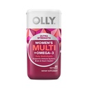 OLLY Ultra Strength Multi Softgels donna, Salute e supporto immunitario, Omega-3s, Ferro da stiro, Vitamine A, D, C, E, B12, Multivitamin giornaliero, 30 giorni di alimentazione - 60 conte