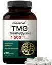 NatureBell TMG integratori 1.500mg, 240 capsule | Max Strength Betaine Anhydrous Trimethylglycine – Supporta l'equilibrio sano dell'omocisteina, la salute del cuore e del fegato – Non-OGM, senza glutine