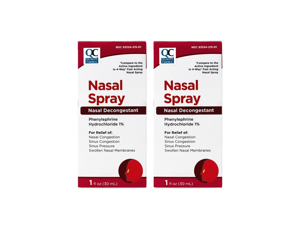 Qualität Wahl Nasal Dekongestant Spray 1 OZ (2)