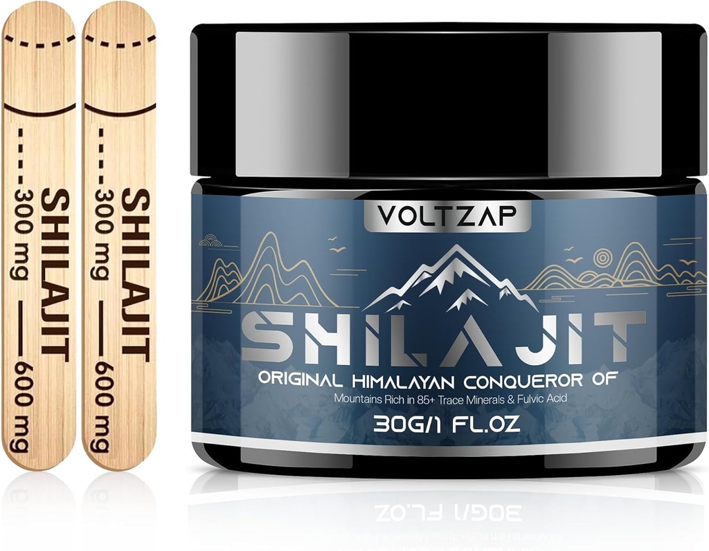 Shilajit Pure Himalayan Bio-Harz: Maximale Potenz Natürliche organische Shilajit-Harz mit 85+ Unterstützung Stoffwechsel Immunsystem