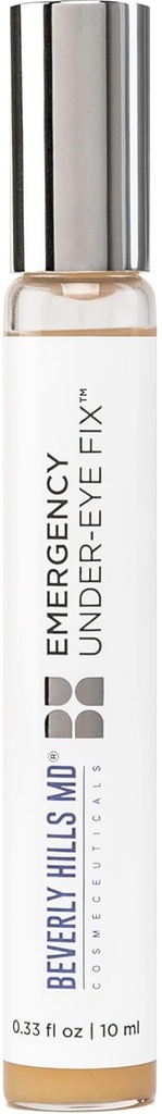 Beverly Hills MD Emergency Under Eye Fix- Aidez à réduire le puffines, le serrage, la peau ferme avec/la caféine, la poudre de diamant- Formule anti-âge pour hydrater, soulager les cernes sombres et les pieds de foule