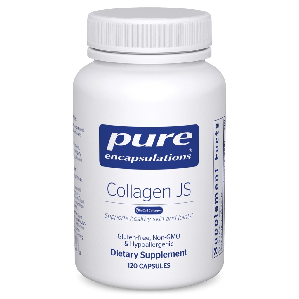 Pure Encapsulations Collagen JS - Skin & Joint Health* - 1000 mg Hydrolyzed Biocell Collagen - Gluten Free & Non-GMO - 120 Kapseln