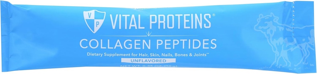 Paquet de peptide de collagène non aromatisé, 0,35 OZ