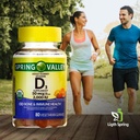 Vitamin D3 Gummy, 2000 IU, 80 Ct + Vitamine & Minerals - Bessere Licht-undSpring-Führung© A bis Z für Immun- und Knochengesundheit |Orange, Lemon & Erdbeere (1 Packung 80 Ct)