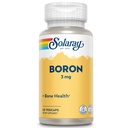 Solaray Boron Citrate 3mg | Base Herb | Bones sani, Funzione cerebrale e supporto misto | Absorbimento potenziato | 60 VegCaps