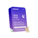 ZENERGY Sleep Oral Strips - Chamomile Lavender Flavor | 5mg Melatonin + 20mg L-teanina + 100% Vitamina B6 + Botanical | 0 Zucchero, 0 Calorie, 0 Gluten, Vegan, Azione istantanea | 1 Tin = 30 Strisce