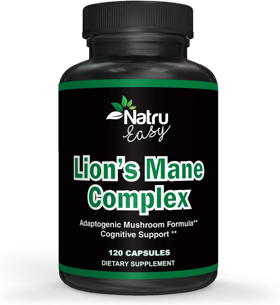 5 in 1 Lion's Mane Complex || Premium Max Strength | Formula avanzato non OGM || 4 mesi di finest Extracts Alimentazione || Adaptogenic Mushroom Formula || 3rd Party Tested | Made in the USA.