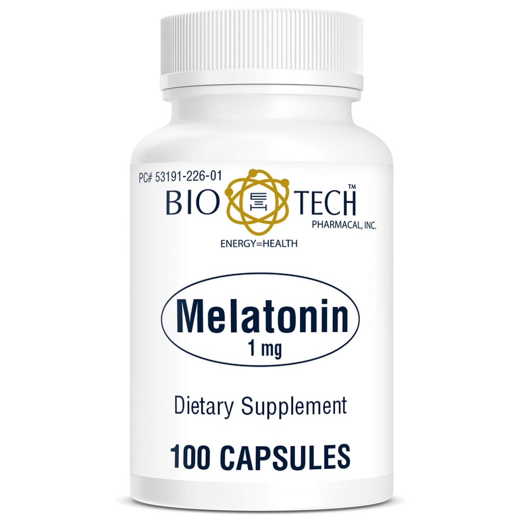Bio-Tech Pharmacal Melatonin (1mg, 100 Kapseln)