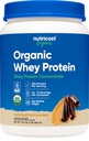 Nutricost Organic Whey Protein Konzentrat, Schokolade Peanut Butter aromatisiert, (1LB) - Glutenfrei, Non-GMO