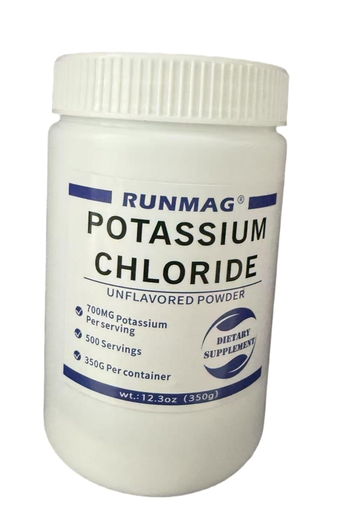 Kaliumchlorid Pulver - Salzsubstituiert 350g pro Behälter