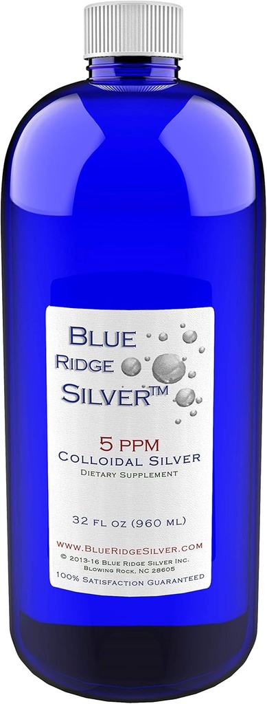 5 ppm 32 oz Colloïdal argent naturel de soutien immunitaire supplément de santé