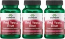 Swanson Fabriqué avec du riz de levure rouge traditionnel biologique 600 Milligrammes 60 Capsules de légumes (3 Pack)