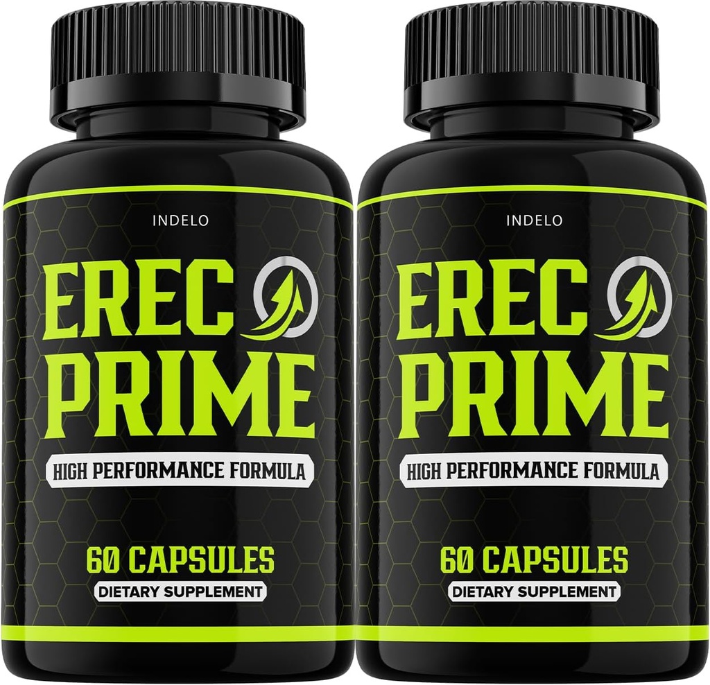 (2 Pack) ErecPrime Pillen für Männer, Erec Prime High Performance Supplements, Erec Prime Advanced Formula, ErecPrime Reviews, ErecPrime24 (120 Kapseln)