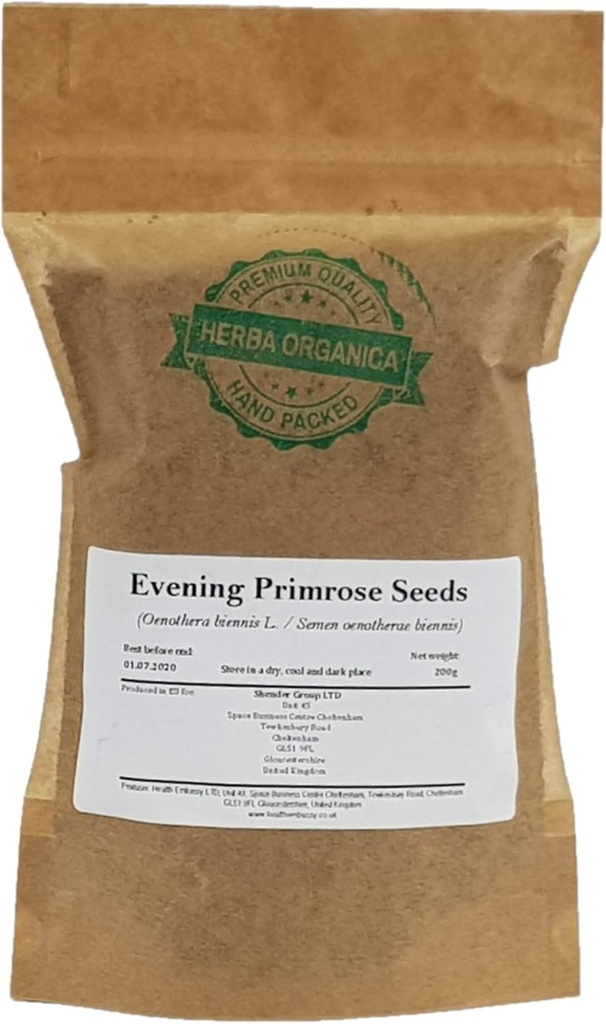 Graines de Primrose à base de plantes biologiques - Oenothera Biennis L (200g)