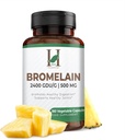 H&C HERBAL INGRÉDIENTS EXPERT H&C Bromelain Veg. Capsules 500 mg (2400 GDU/g) - 180 Capsules de l'extrait d'ananas