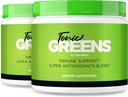 NutraRize (Pack mit 2 Tonic Greens, All-Natur-Ergänzung in einem Jar für Immununterstützung, Delicious Way to Detox The Body, Pulver für Gesundheit und Wellness Bewertungen (60 Portionen)