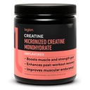 Integratore monoidrato di creatina micronizzato - Polvere di creatina pulita per il recupero di guadagno muscolare e post allenamento - Supplemento di creatina micronizzata per l'assorbimento massimo (100 Serve, non aromatizzato)