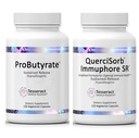 Tesseract Medical Research Ultra Gut e Immune Health Combo, Butyric Acid Complex Gut Health Supplement (120 capsule) e Quercetin, Immune Support Supplement (120 capsule)