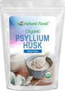 Z Natural Foods Organic Whole Psyllium Husk Flakes, eine natürliche Faserergänzung, Mix It Into Smoothies, Saft, Non-GMO, Vegan, Gluten-Free, Kosher, 1 lb.