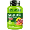 NATURELO Multivitamine für Teenage Girls/Boys, 120 Kapseln, Ganzes Essen Multivitamin mit Mineralien, Non-GMO, Vegetarisch