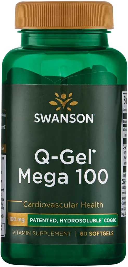 Swanson Q-Gel Mega 100 100 Milligrams 60 Sgels