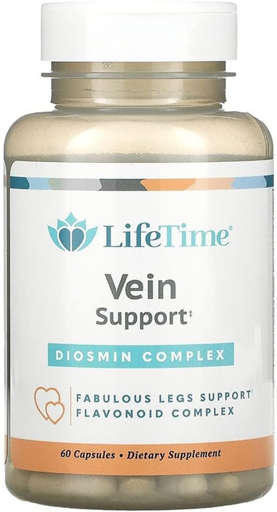 LIFETIME Diosmin Flavonoid Complex | Zirkulation, Vein und Herz-Gesundheit Unterstützung mit Pferd Chestnut | 60ct, 30 Serv