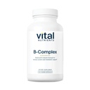 Vital-Nährstoffe Vitamin B-Komplex | Vegan High-Potency Methylierte B-Komplexe Vitamine | B Vitamine unterstützen Energieproduktion, Stoffwechsel und Herzgesundheit* | Gluten, Milch, Soja Free | 120 Kapseln