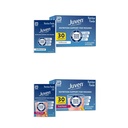 Juven Therapeutic Nutrition Drink Mix Pulver für die Wundheilung, Enthält Kollagenprotein, Unflavored 30 Count und Fruit Punch 30 Count