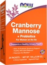 Suppléments, Mannose de canneberge + Probiotiques avec un mélange de 10 souches bactériennes probiotiques, 24/Box