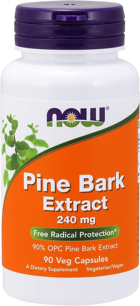 NOW Foods Pine Bark Extract 240 mg - 90 capsule di veg