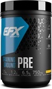 EFX Sports Training Ground Pre Workout Powder (poudre de pré-entraînement) Énergie et pompes musculaires avec Hydromax Glycerol, Citrulline, Beta Alanine (300 mg de caféine)