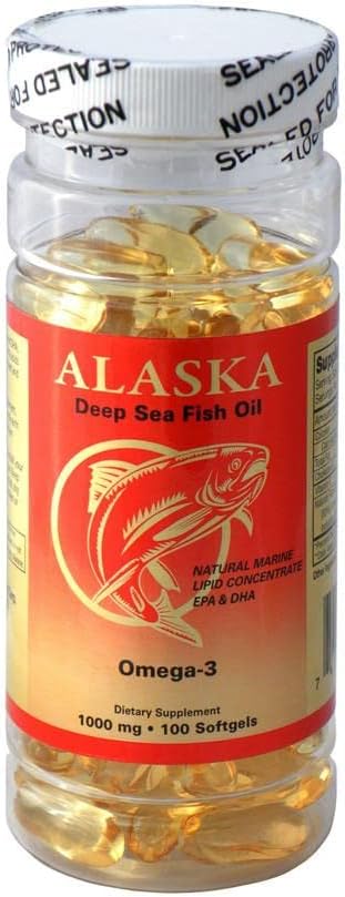 1 NCB Alaska Tiefsee Omega 3 Fischöl 100caps EPA DHA