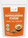Organic Ashwagandha Powder| Resealable Zip Lock Pouch| Withania Somnifera aus Indien USD USDA Organic) Non-GMO| Pure & Natural Herbal Ashwagandha Powder) 114 Gramm (4 OZ)