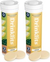 Compresse di sostegno immunitario del limone (2) Bundle del tubo | Immunità quotidiana - 0g Zucchero - Vitamine - Elettroliti - Miscela di erbe | 20 Serve - 10 compresse per tubo