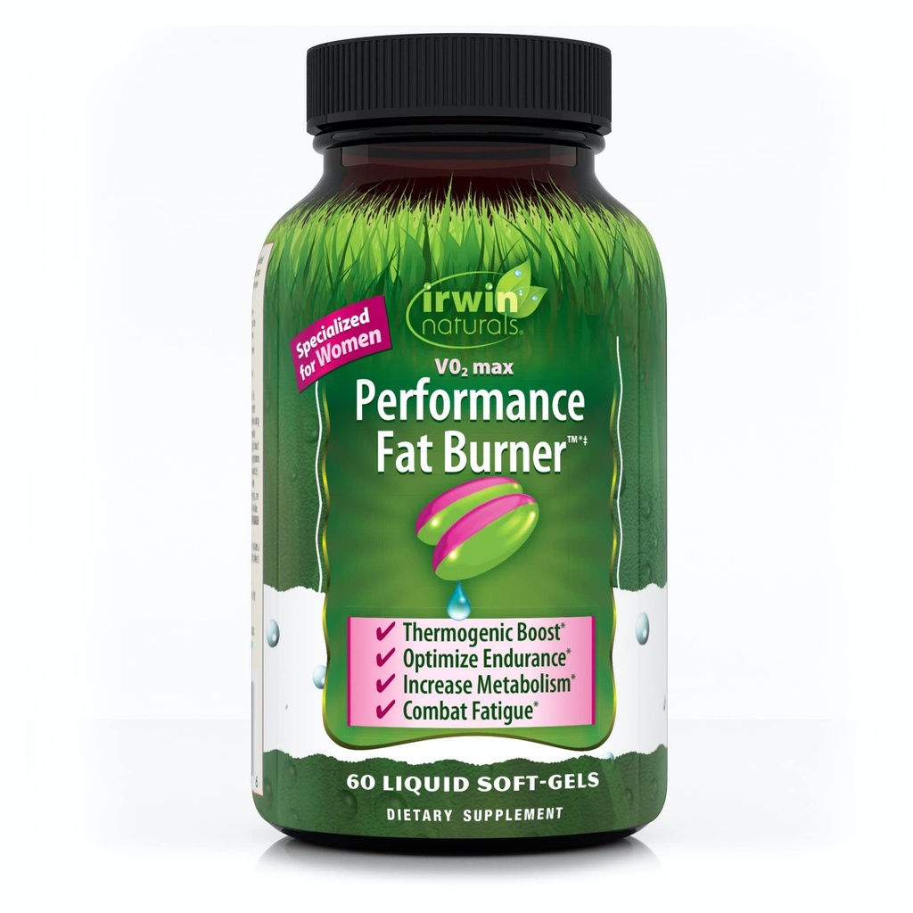 Irwin Naturals V02 Max Performance Fat Burner 60 Softgels liquides
