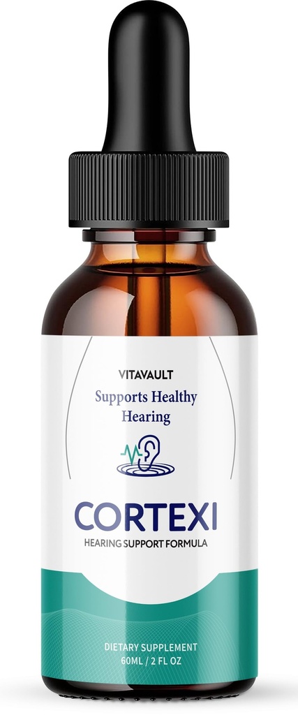 VITAVAULT Cortexi Ear Drops - Cortexi Hörgerät Drops, Cortexi Drops, Cortexi Bewertungen - Fördert Auditory Clarity, Unterstützt gesundes Hören