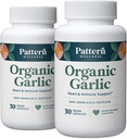 Modello Wellness Odorless Organic Garlic – 1000mg – Immune, Circulatory & Heart Health Support – Non-GMO & Gluten Free – 60 capsule vegane