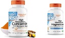Dr. BEST DRB-00107 High Absorption Curcumin aus Kurkumawurzel mit C3 Complex & BioPerine 500mg & Hohe Absorption Magnesium Glycinat Lysinat, 100% Chelat, Non-GMO, Vegan, Gluten