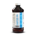 Huile de ricin 16 oz USP Food Grade Ultra Pure - Guérison de la peau Stimuler la croissance des cils des cheveux Sourcils - Hexane pressé à froid Sans saveur sans odeur - Laxatif pour la constipation Étiqueté pour usage interne