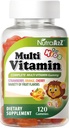 Vitamina Multi per bambini - 120 Conto Integratore alimentare | Sapori di varietà di Deliciousness Fruttati| Vitamine A, B6, B12, C, D, ed E, Zinco, Acido Folico, Biotina, Iodio, Choline & Calcium