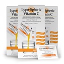 Livon Laboratories Lypo–Vitamine C sphérique – 3 Cartons (90 paquets) – 1 000 mg Vitamine C et 1 000 mg Phospholipides essentiels par paquet – Liposome encapsulé pour une meilleure absorption – 100% Non-OGM
