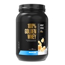 Maxler 100% Golden Whey Protein - 24g de protéines par portion - Premium Whey Protein Poudre pour pré-entraînement - Fast-Absorbing Whey Concentrate, Isolate & Hydrolysate Blend - Bananes & Crème 2 lb