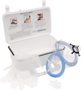 Primarbereich KC-1010 CPR Rescue Mask Resusciting Kit für Erwachsene & Kind mit einem ein-Way Ventil Mund zu Mund für ergänzenden Sauerstoff] Wandhalterung / Tragetasche Inklusive