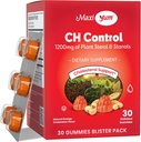 Maxi Salute - Colesterolo Gummies con 1200mg di Piante Sterols & Stanols - Kosher Gluten Free colesterolo sano Integratori 60 ct